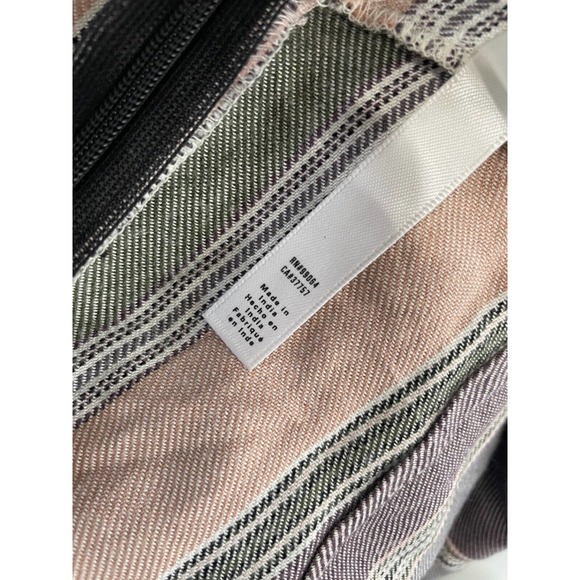 RVCA Striped Pink and Gray Midi Dress - Picture 6 of 7